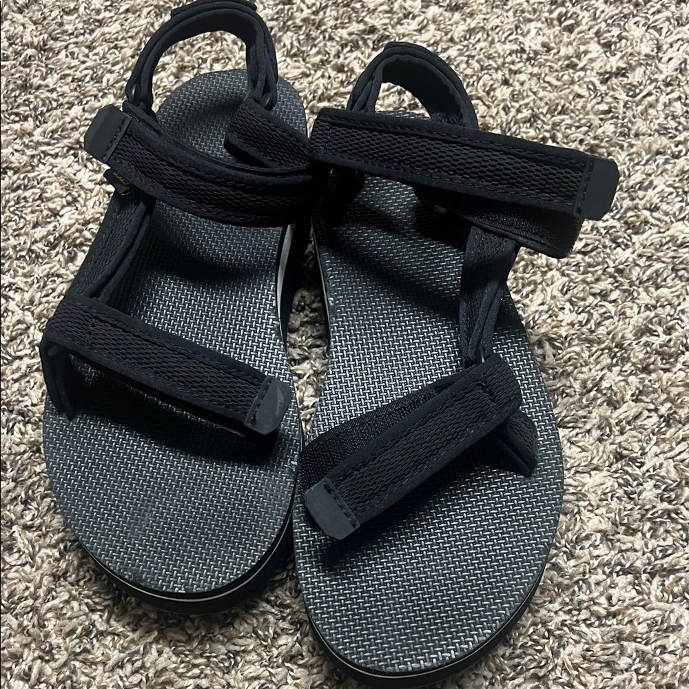 Teva Black Adjustable Sandals